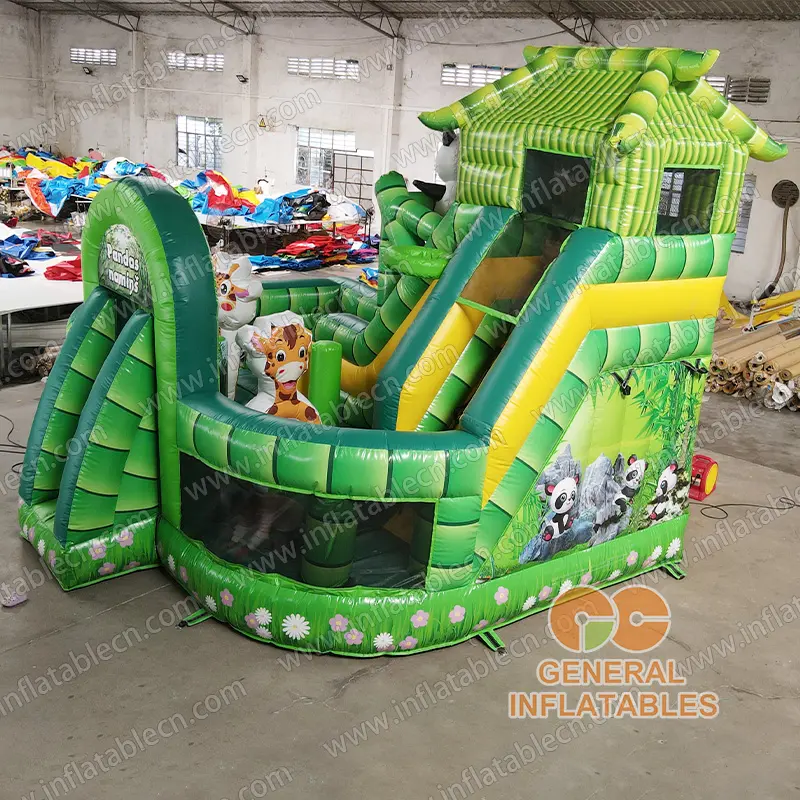 GF-016 inflatable funland with climbing