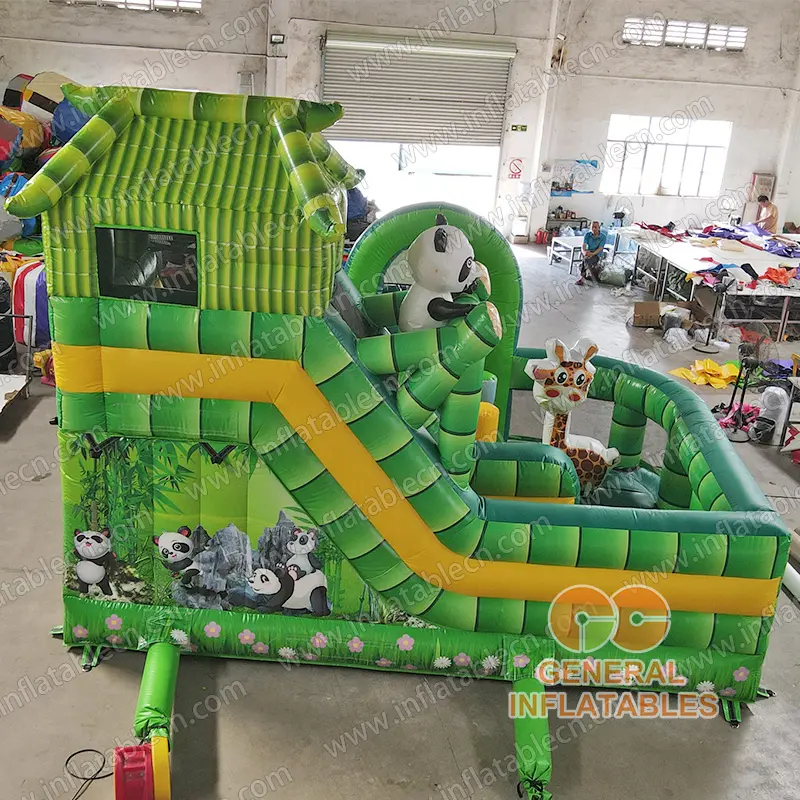 GF-016 inflatable funland with climbing