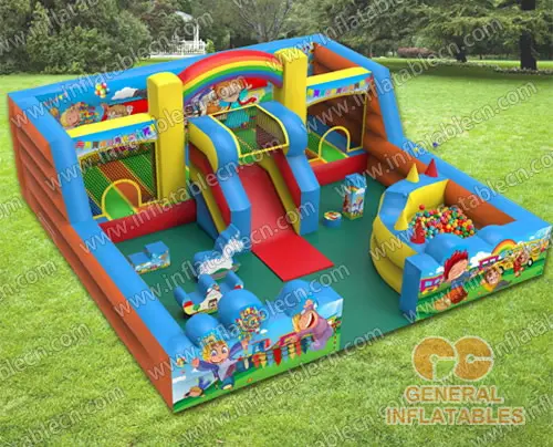 GF-116 Kinderwelt Indoor-Spielplatz mit Softplay und Ballteich