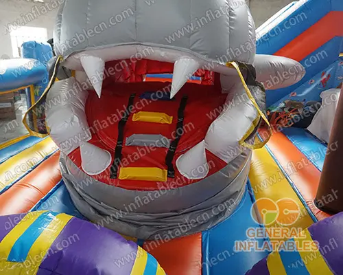 GF-130 Under the sea playground with moving shark mouth