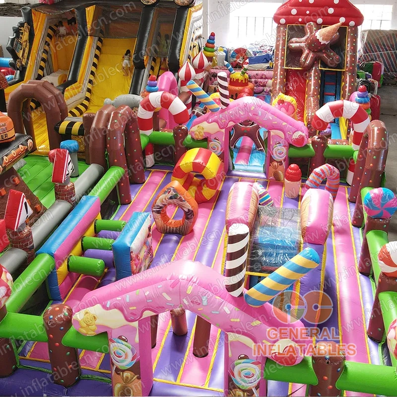 GF-196 Parc de jeux gonflable