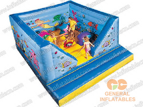GF-26 Sea World Playbed Inflatable Mermaid Palace