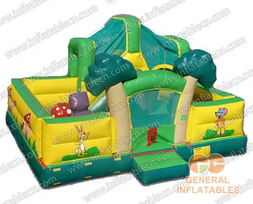 GF-036 Bouncy Zoo Inflatable Funland