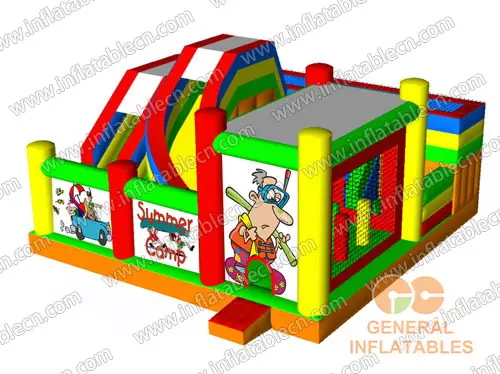 GF-068 Diversión de campamento de verano inflable