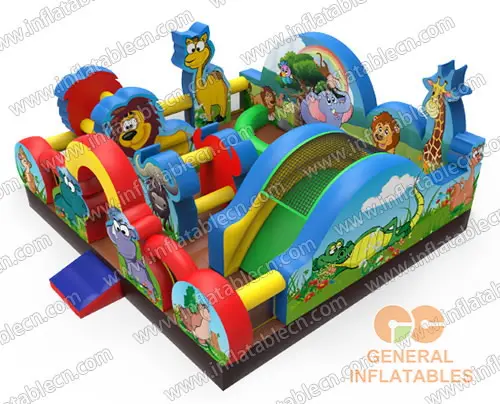 GF-075 Parque inflable de la jungla