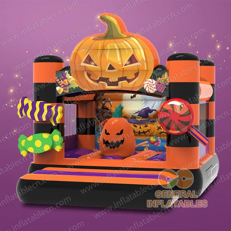GH-045 Castillo hinchable de calabaza