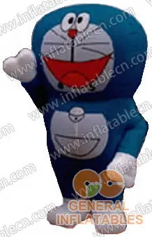 GM-001 Doraemon Cartoon Inflable en Movimiento