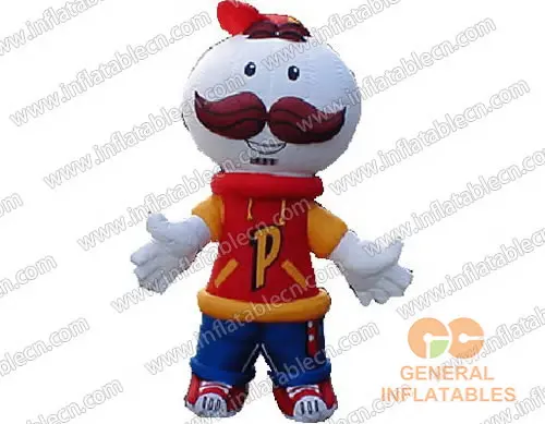 GM-010 Mascotte Ad Cartoon gonflable mobile