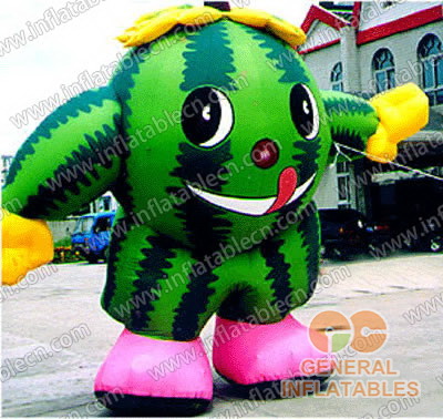 GM-012 Hombre Sandía Inflable en Movimiento