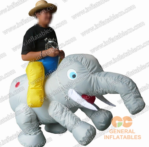 GM-005 Elefante Inflable en Movimiento