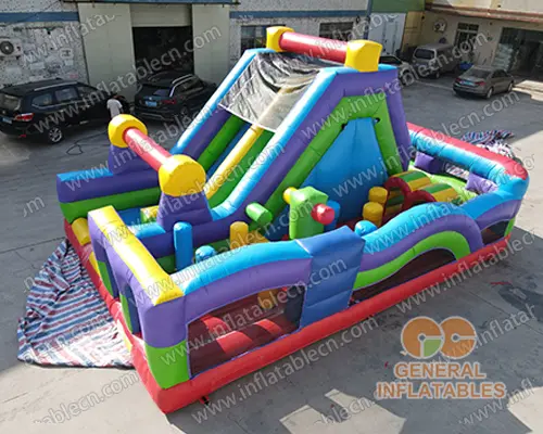 GO-033 Retro Radical Run Inflatable Obstacle Course