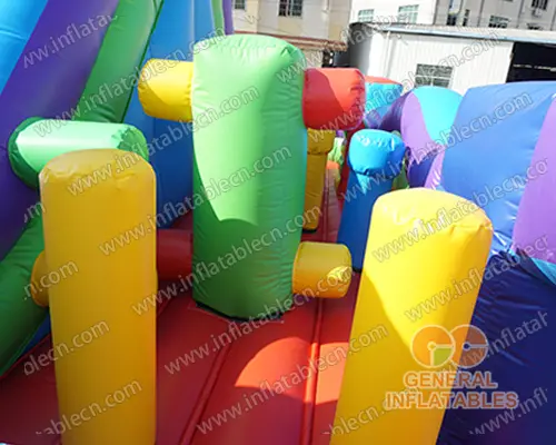 GO-033 Retro Radical Run Inflatable Obstacle Course