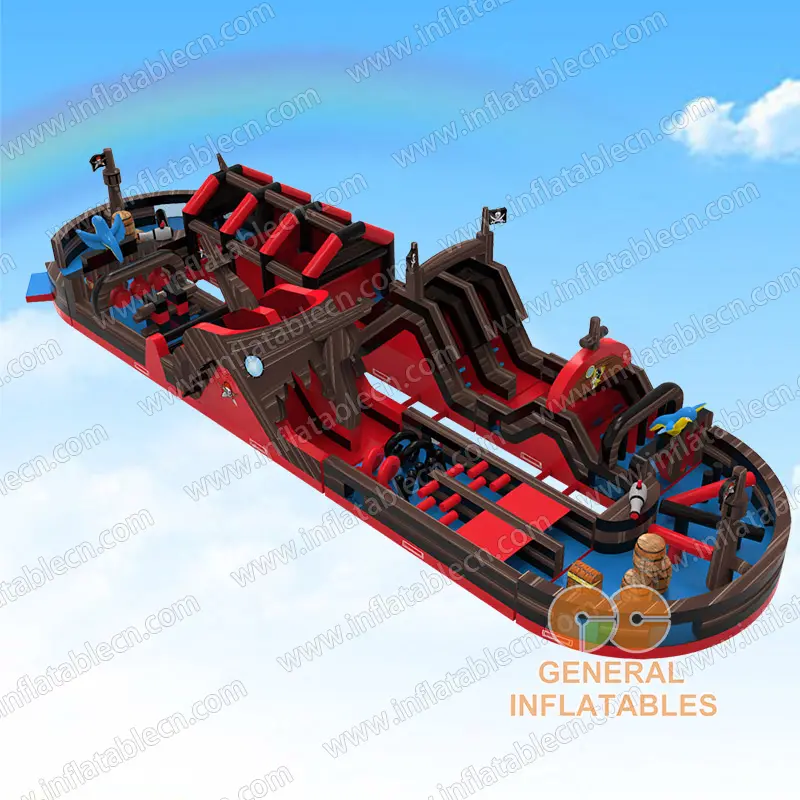 GO-077 64ftL Inflatable ostacolo terra