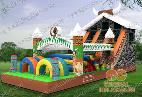 GO-110 Inflatable indians obstacle