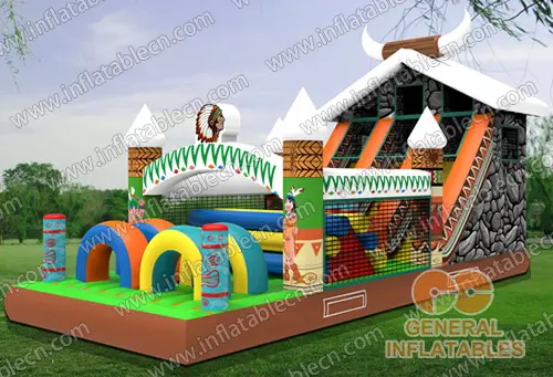 GO-110 Inflable Obstáculo Indio