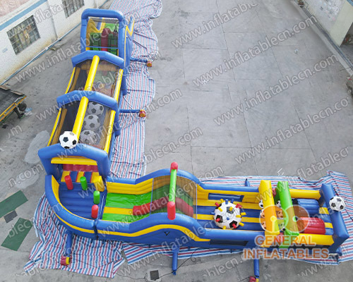 GO-011 L shape football sport obstacle course