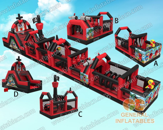 Pirate obstacle course