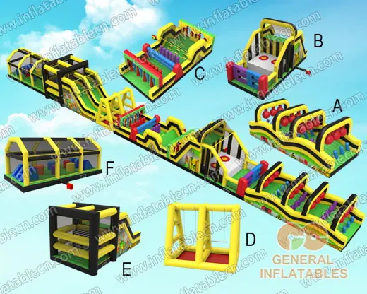  Linear Obstacle course