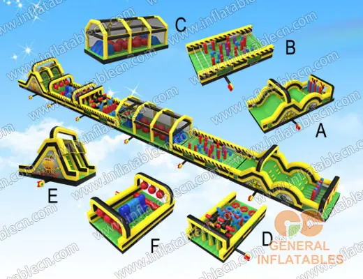  Large Linear Obstacle course