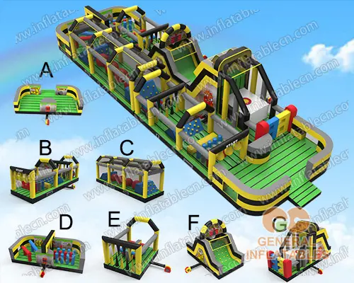 GO-167 Géant parcours d'obstacles