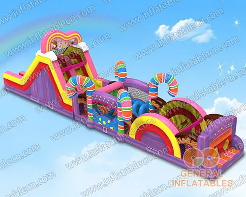 Candy obstacle course