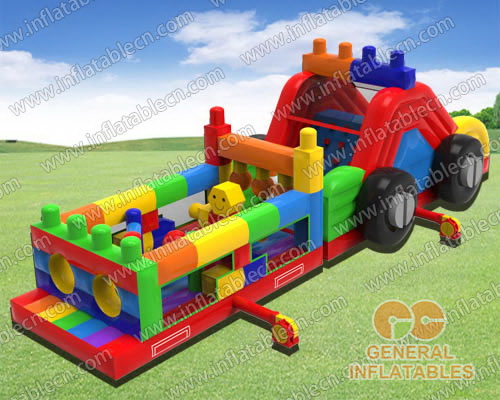 GO-190 Parcours d'obstacles en blocs de construction