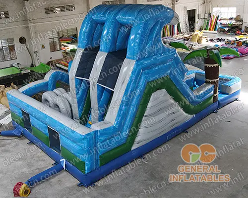 GO-197 Obstacle course with pool