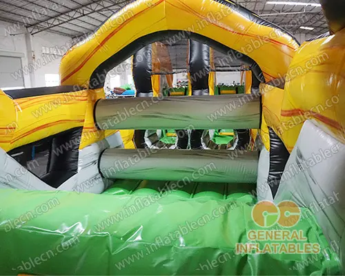 GO-200 Lava water obstacle course with detachable pool