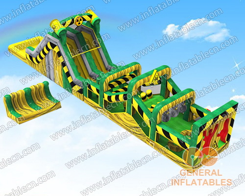 GO-206 Obstáculo tóxico nuclear con piscina desmontable y tope