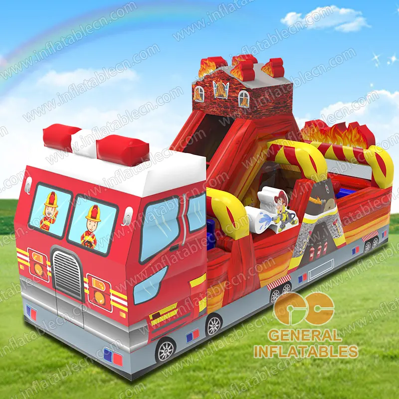 GO-214 Firetruck obstacle course