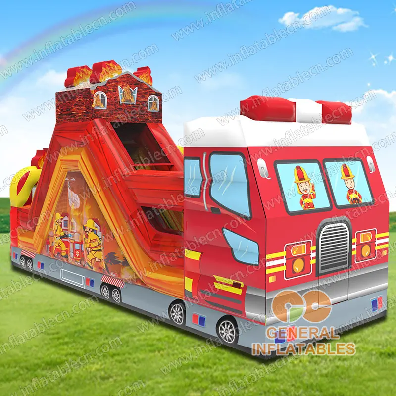 GO-214 Firetruck obstacle course