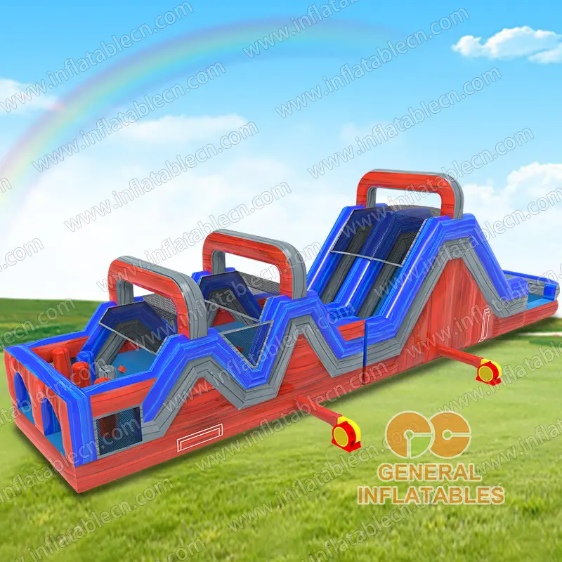 GO-215 Red and Blue obstacle course