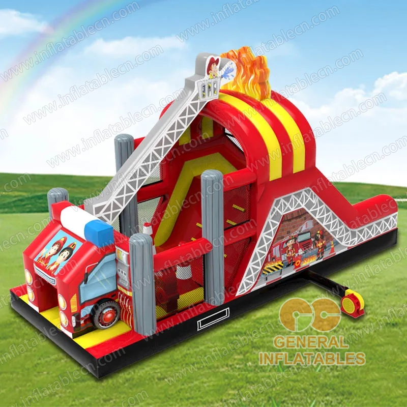 GO-249 Parcours d'obstacles Camion de pompiers