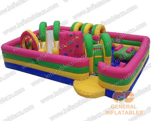 GO-049 Aufblasbarer Kinderzone-Hindernisparcours