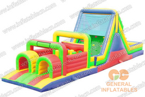 GO-065 16&rsquo; Zip Slide Obstacle Course