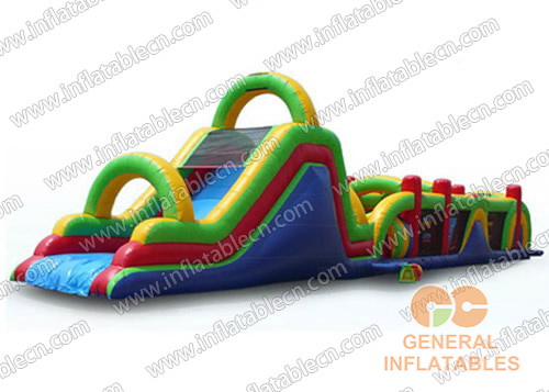 GO-66 75ftl Inflatable Slide Obstacle