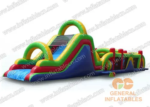 GO-066 75ftl Inflatable Slide Obstacle