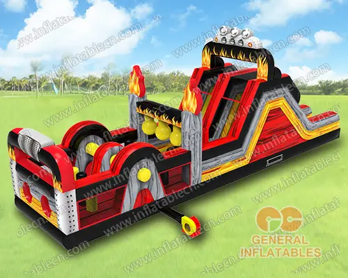 GO-007 Racing car obstacle course