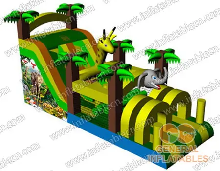 GO-096 Aufblasbare Jungle Hindernisse