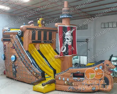  Inflatable Pirateship Slides