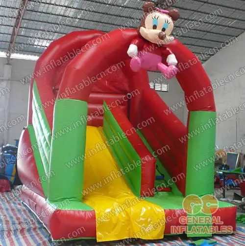 GS-158 Inflatable Minnie Mouse Slides