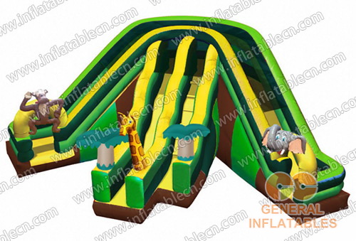 GS-159 Inflatable Jungle Slides