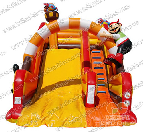 GS-163 Inflatable Pirates Slides