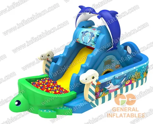  Under the sea slide inflatable