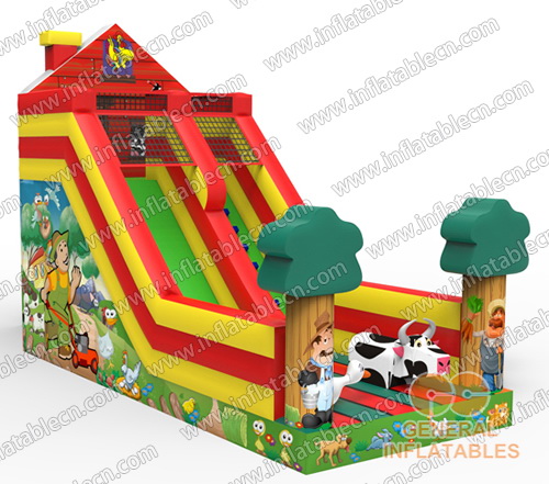 GS-206 Tobogán de granja inflable