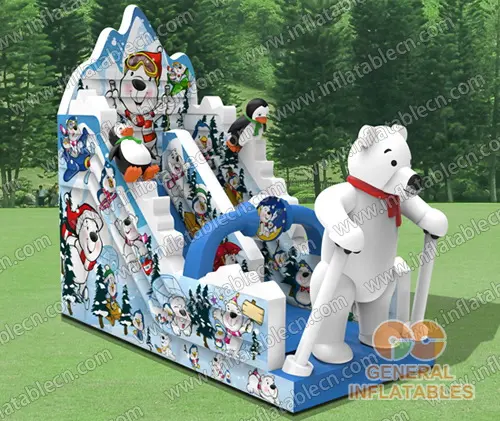  Polar Bear skiing slides