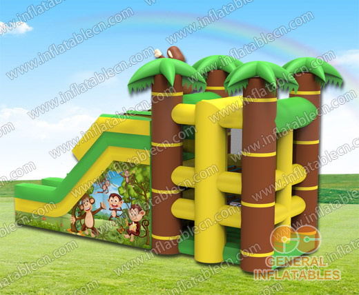 GS-251 Jungle theme spider climb slide