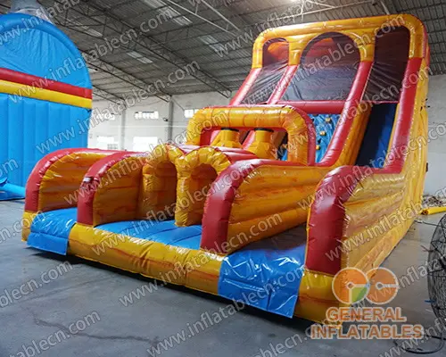 GS-271 Inflatable lava dual slide