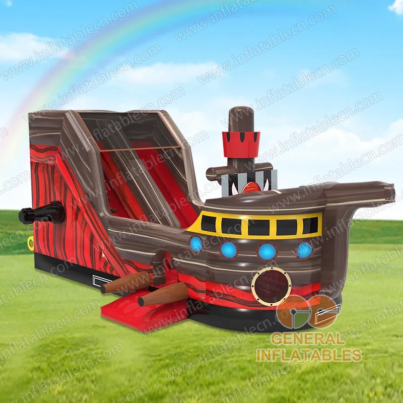 GS-284 Pirate Ship Inflatable Slide