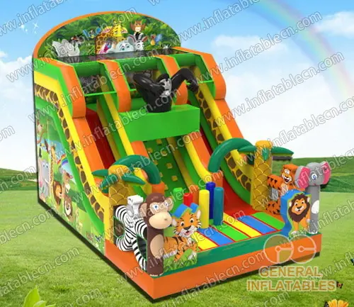 GS-036 Inflatable Jungle slide